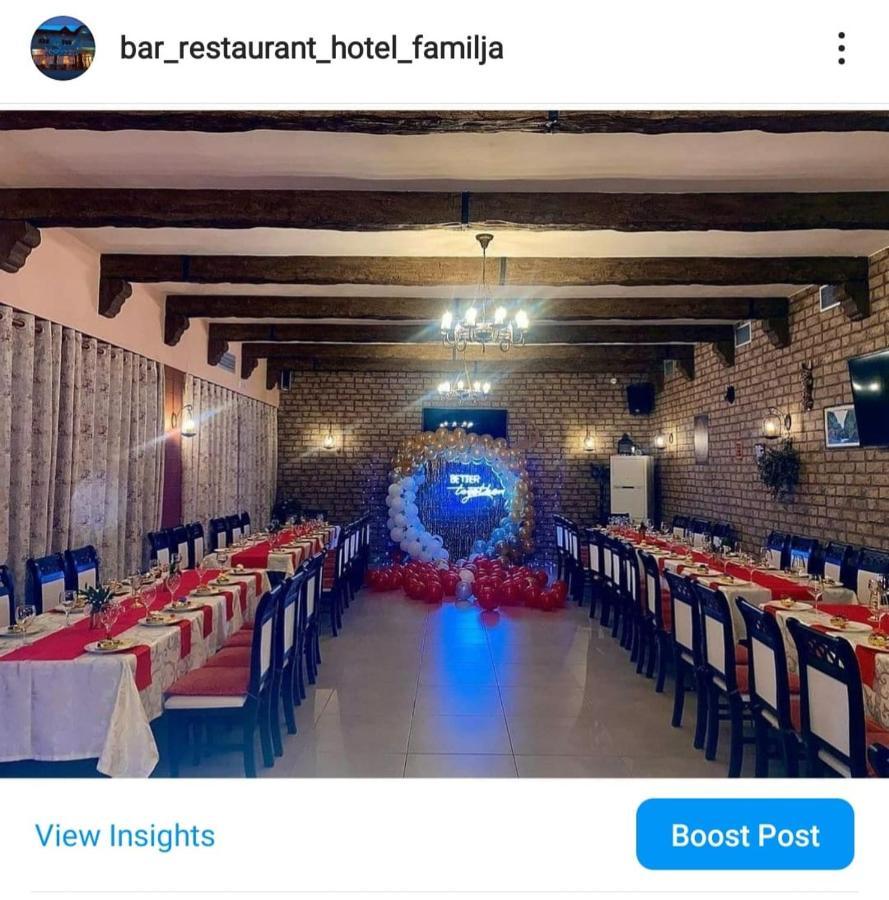 Bar-Restaurant-Hotel-Familja Klos Eksteriør bilde